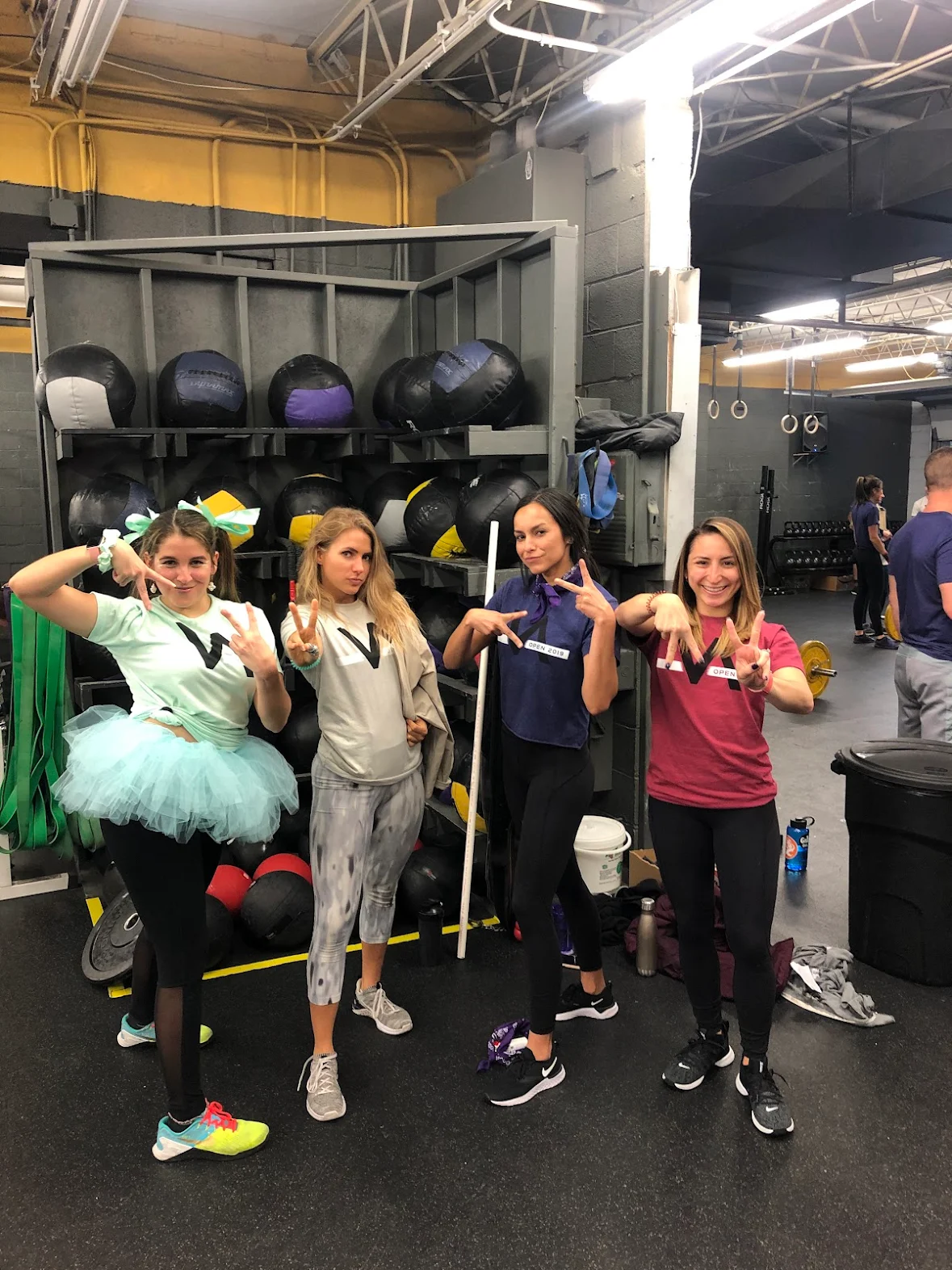 Vickery Athletics members after class
