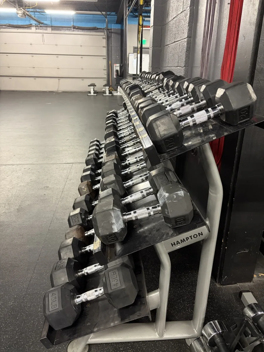 Conditioning corner (assault bikes, rowers, ski ergs)